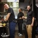 եѥ Chef Pants Semiwide Black Belt Peanuts 