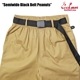 եѥ Chef Pants Semiwide Black Belt Peanuts 