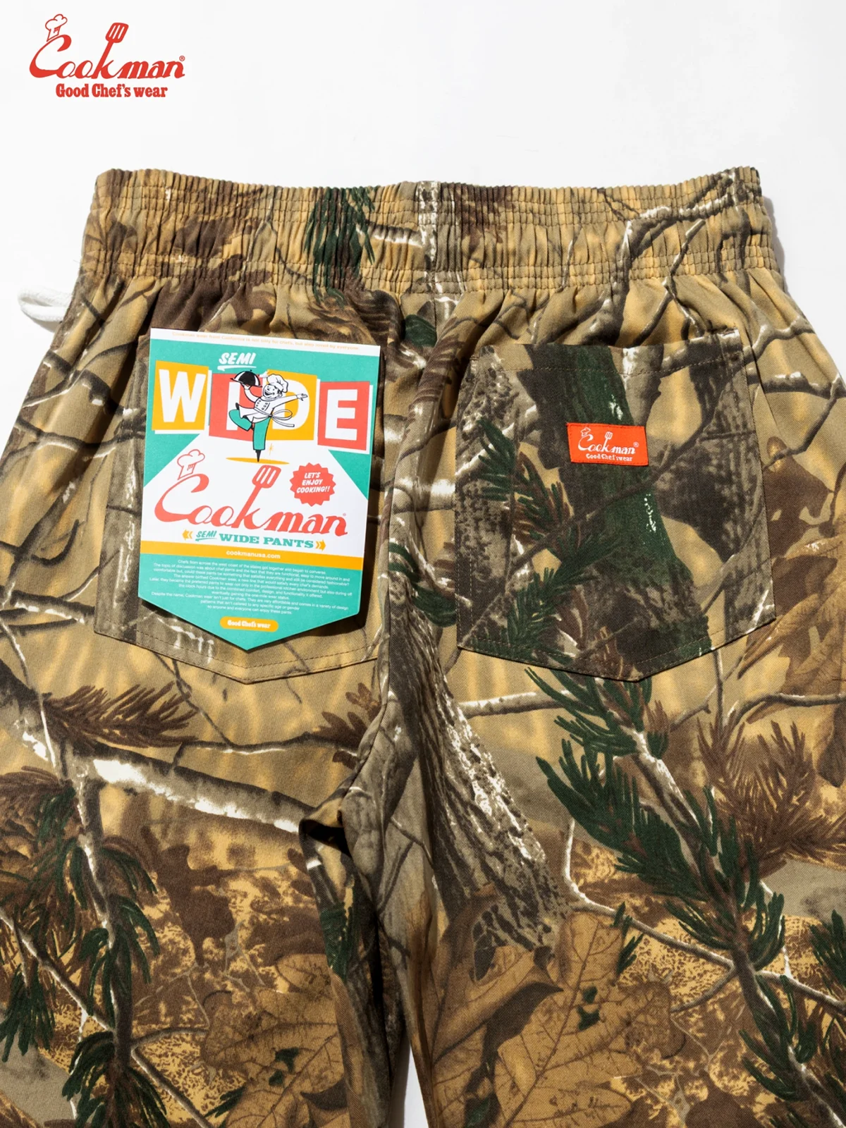 �����եѥ�� Chef Pants SemiwideTimber Camo