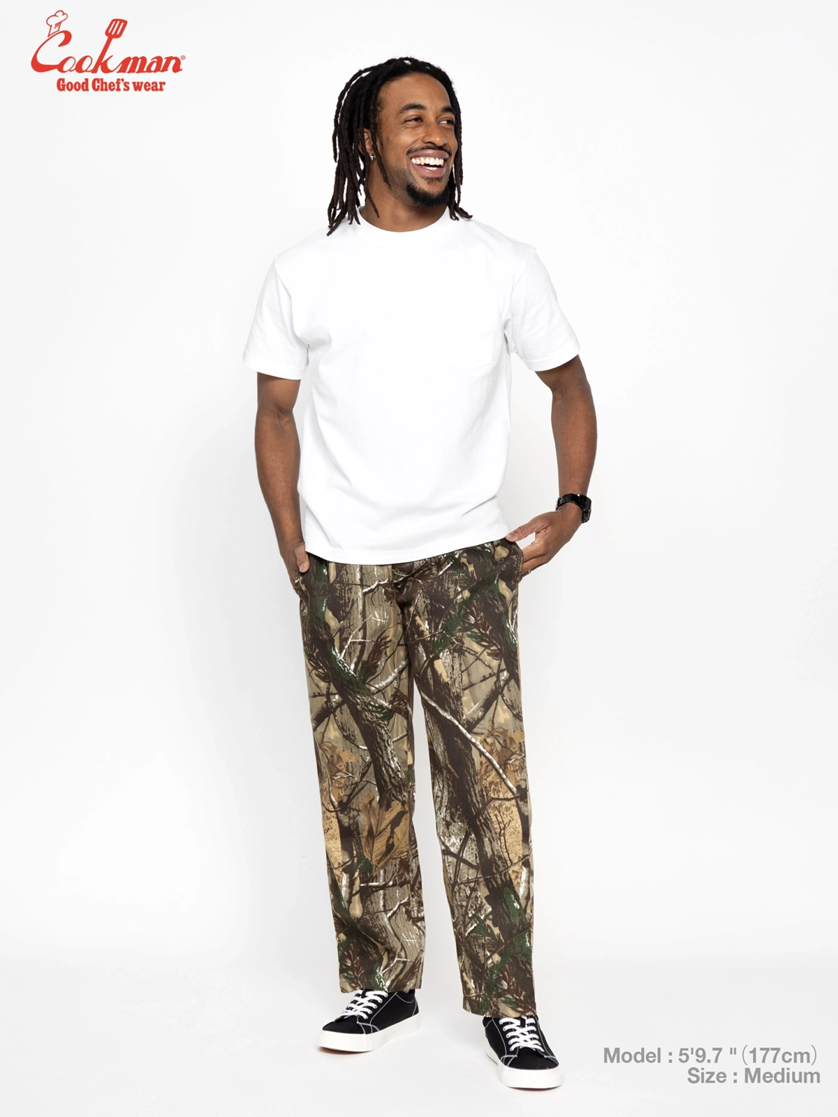 �����եѥ�� Chef Pants SemiwideTimber Camo