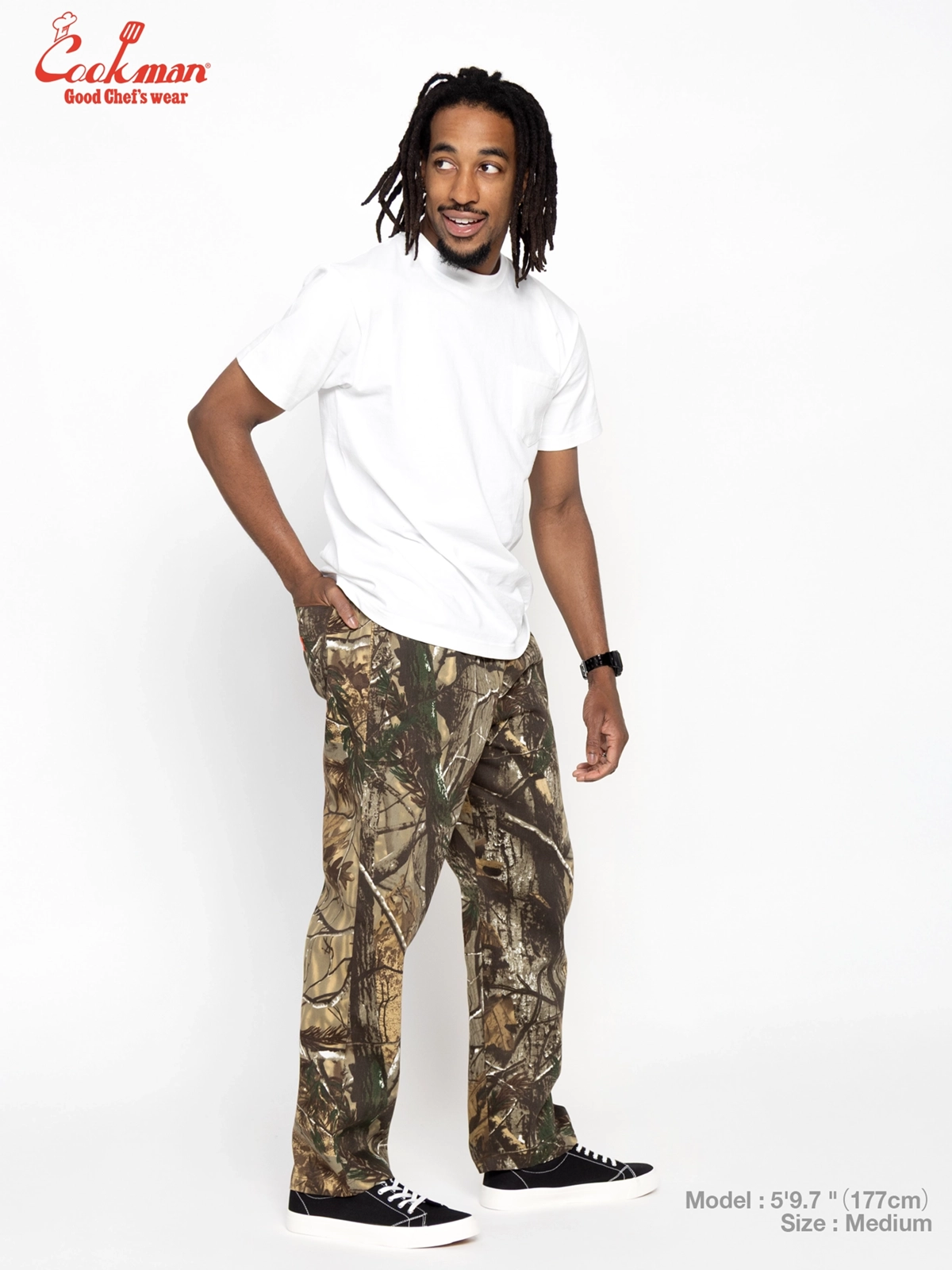 �����եѥ�� Chef Pants SemiwideTimber Camo