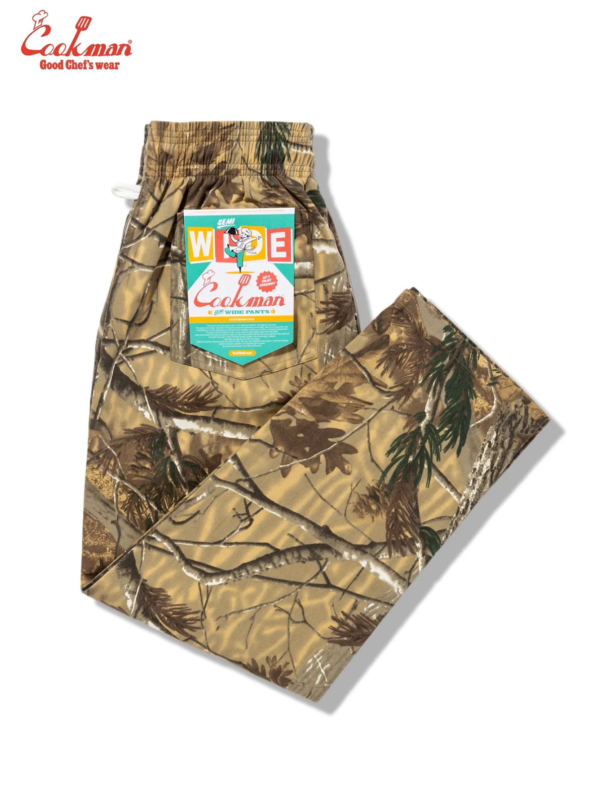 �����եѥ�� Chef Pants SemiwideTimber Camo