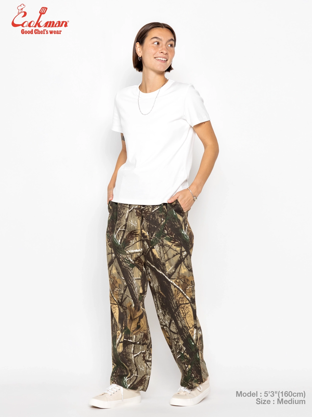 �����եѥ�� Chef Pants SemiwideTimber Camo