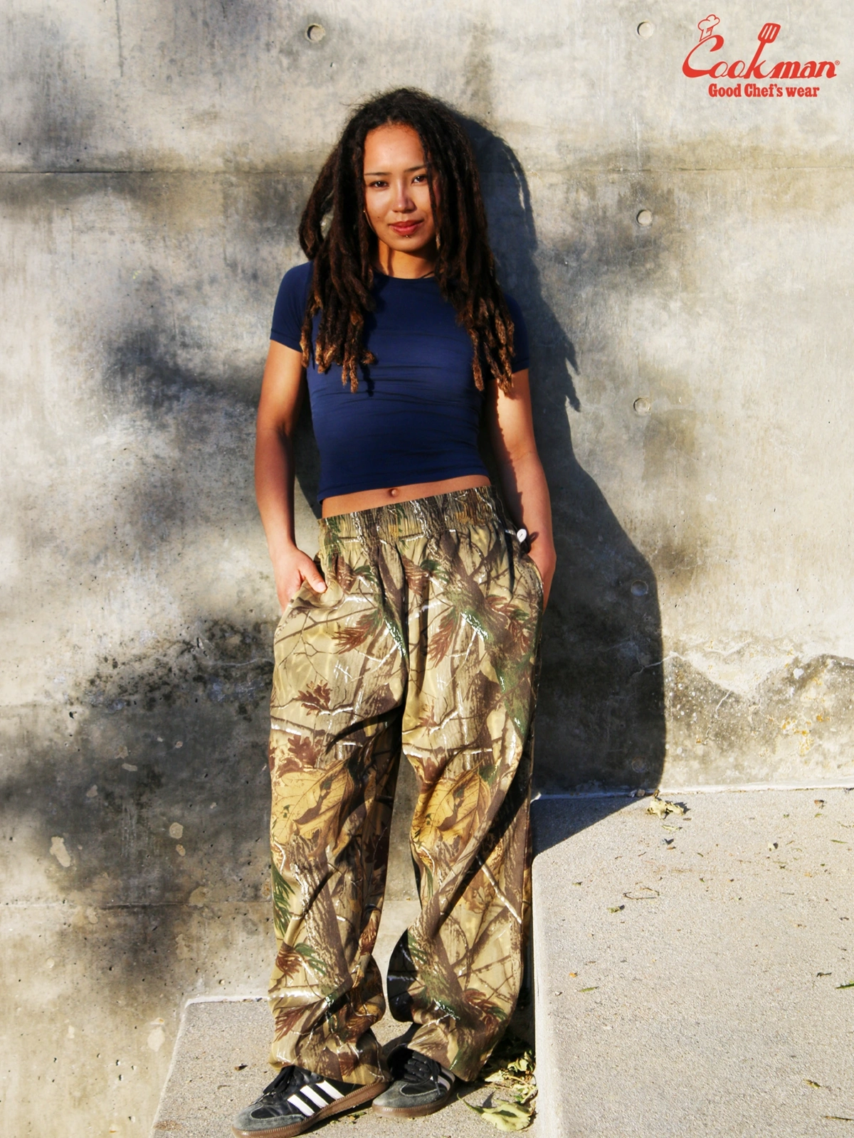 �����եѥ�� Chef Pants SemiwideTimber Camo