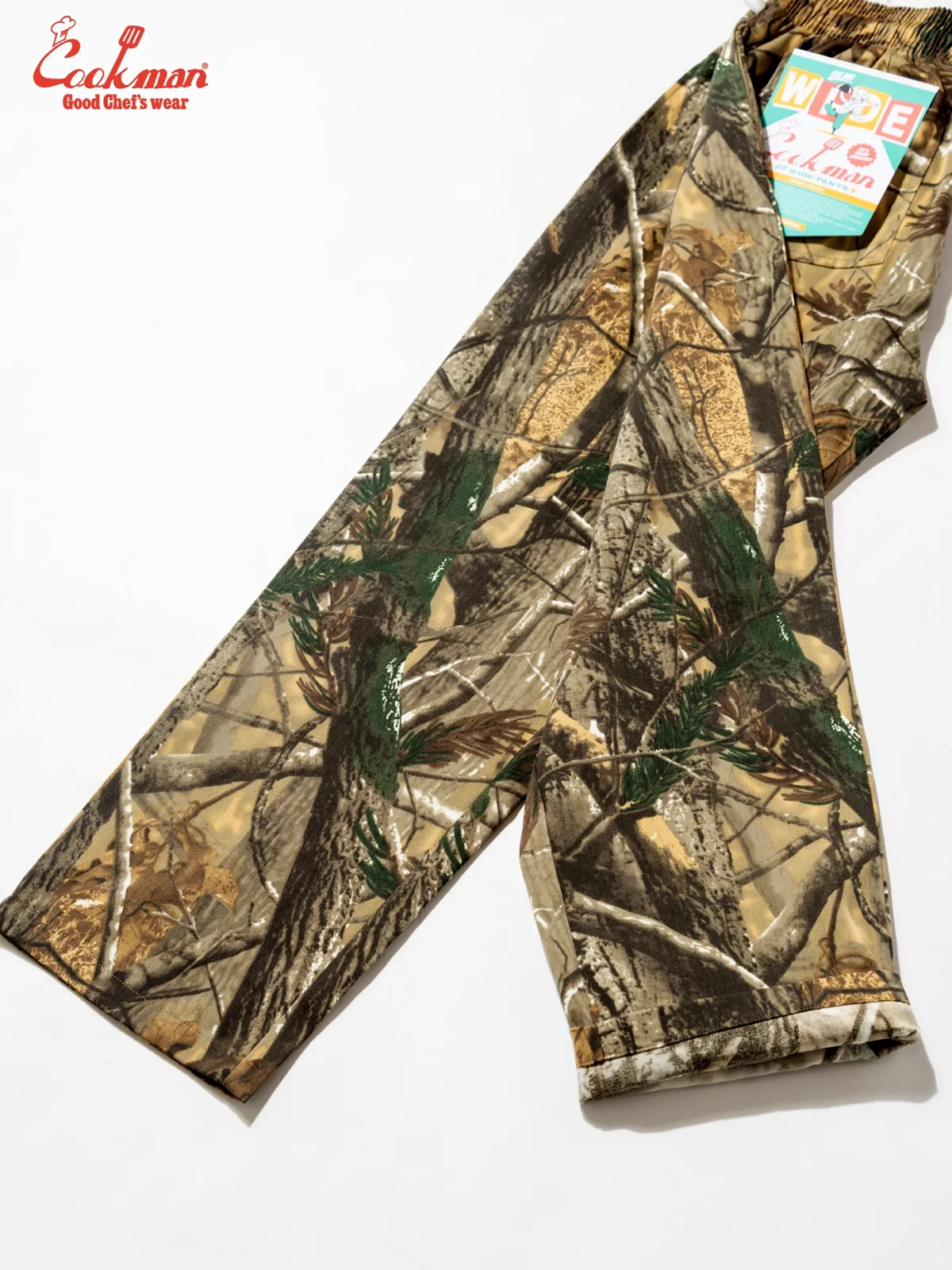 �����եѥ�� Chef Pants SemiwideTimber Camo