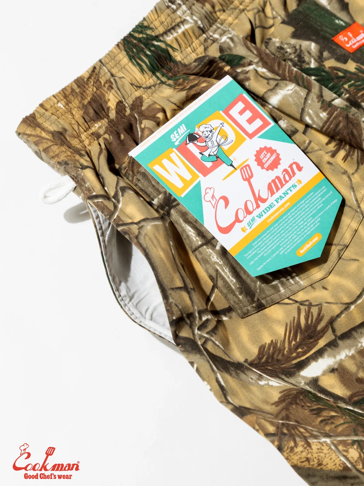 �����եѥ�� Chef Pants SemiwideTimber Camo