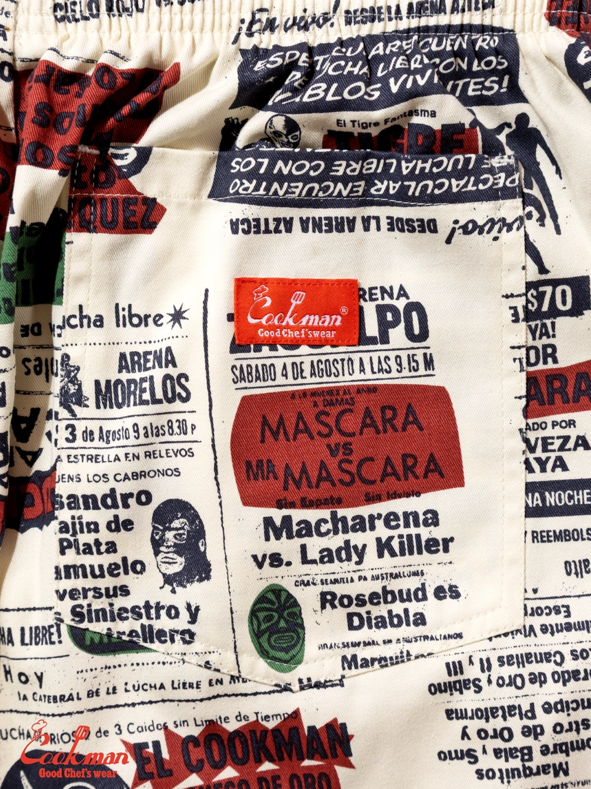 �����եѥ�� Chef Pants Lucha Libre