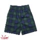 եѥ Chef Pants Short Black Watch Check