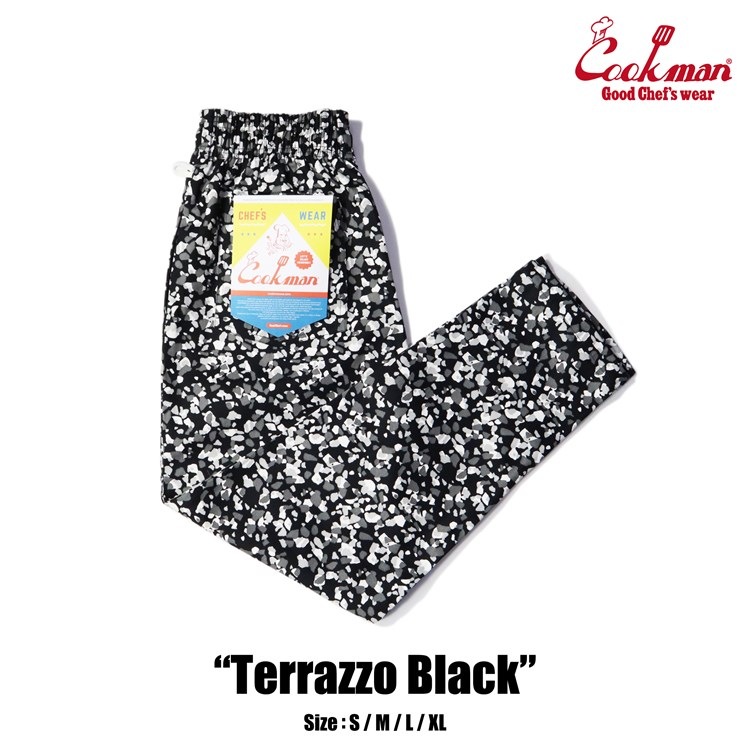 եѥ Chef Pants Terrazzo Black