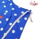 �磻�ɥݥ��åȥ��ץ��� Wide Pocket Apron Dots Blue