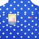�磻�ɥݥ��åȥ��ץ��� Wide Pocket Apron Dots Blue