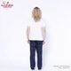 եѥ Chef Pants Semiwide Black Belt Navy 