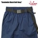եѥ Chef Pants Semiwide Black Belt Navy 