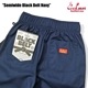 եѥ Chef Pants Semiwide Black Belt Navy 