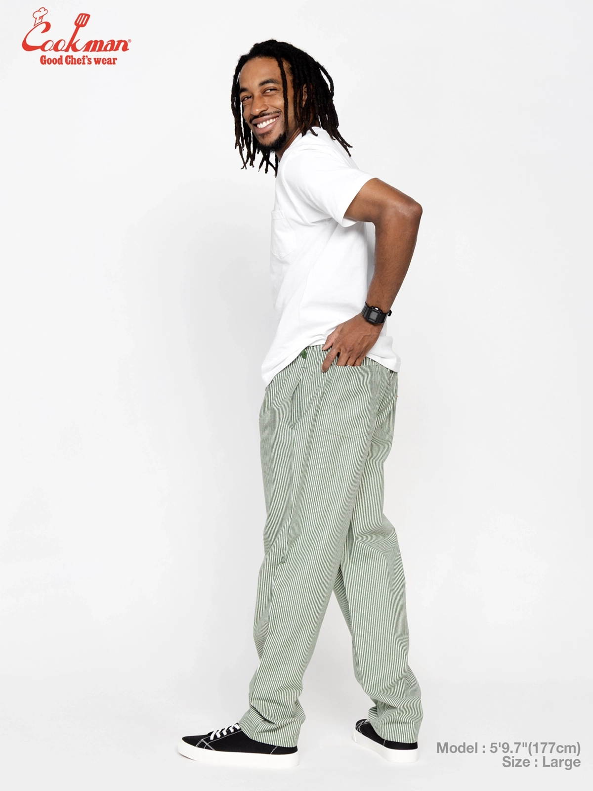 �����եѥ�� Chef Pants Hickory Green
