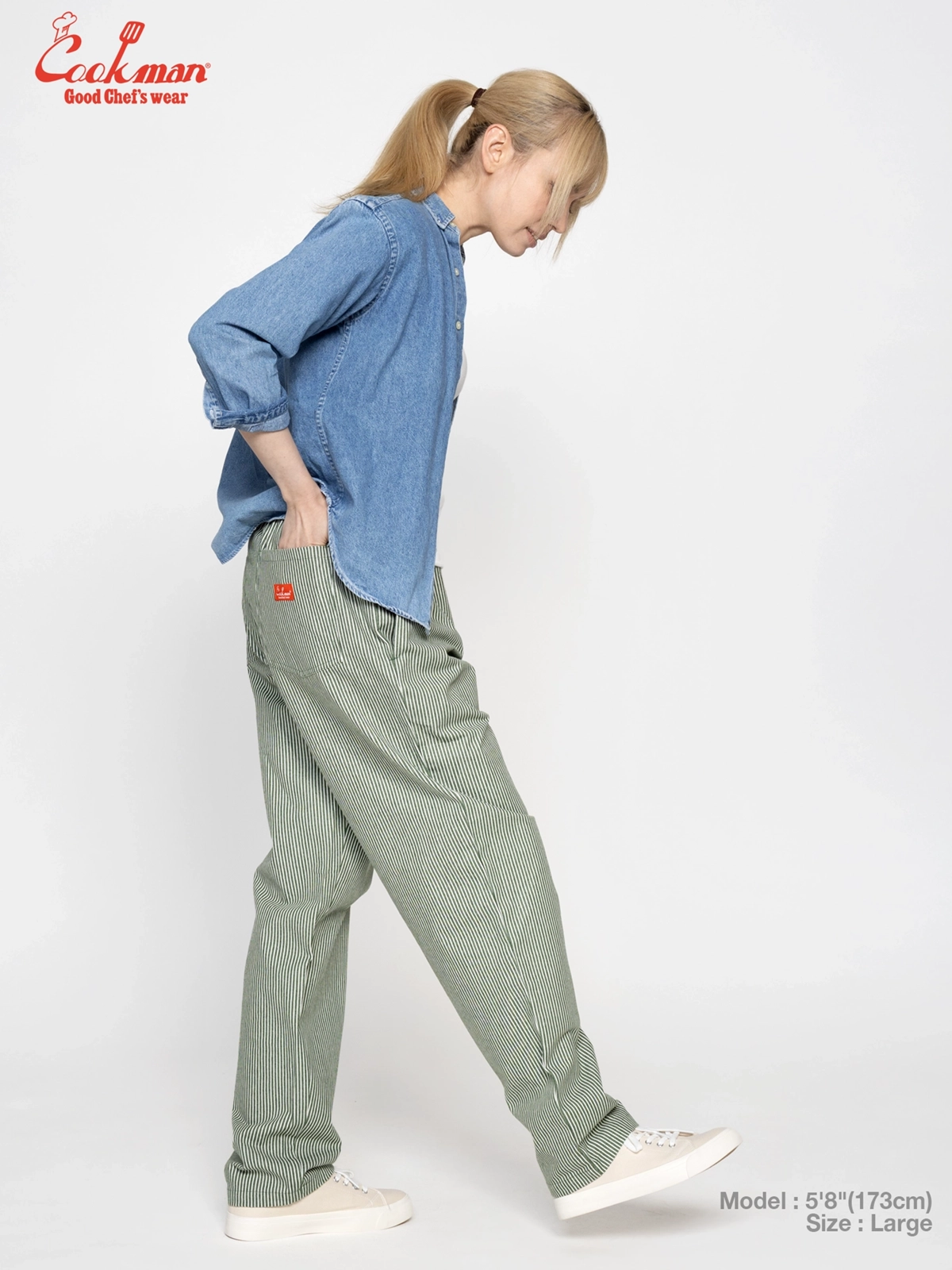 �����եѥ�� Chef Pants Hickory Green