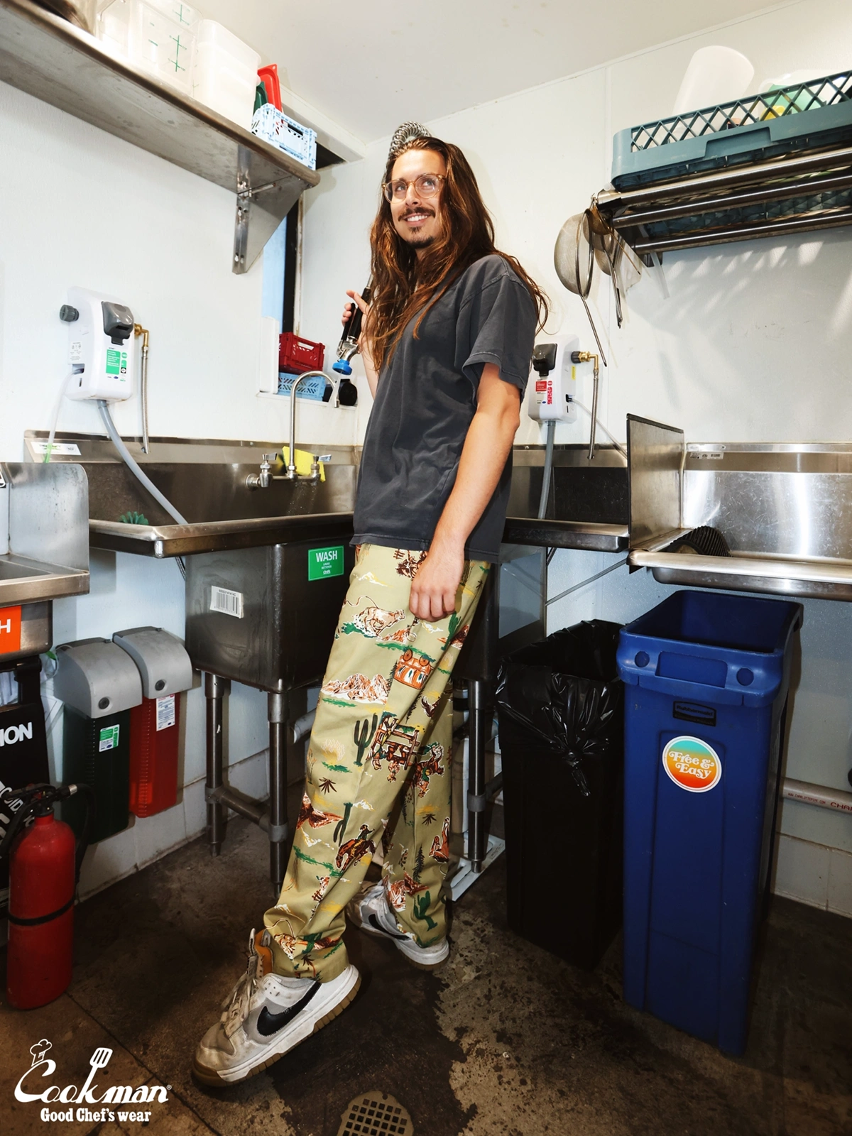 �����եѥ�� Chef Pants Western Beige