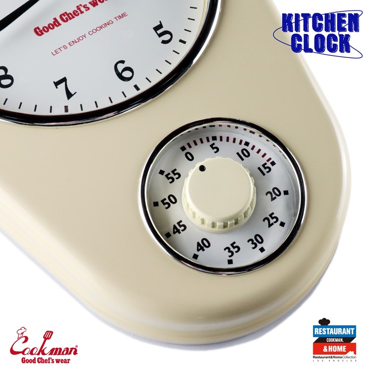 ���å��󥯥��å� Kitchen Clock Ivory