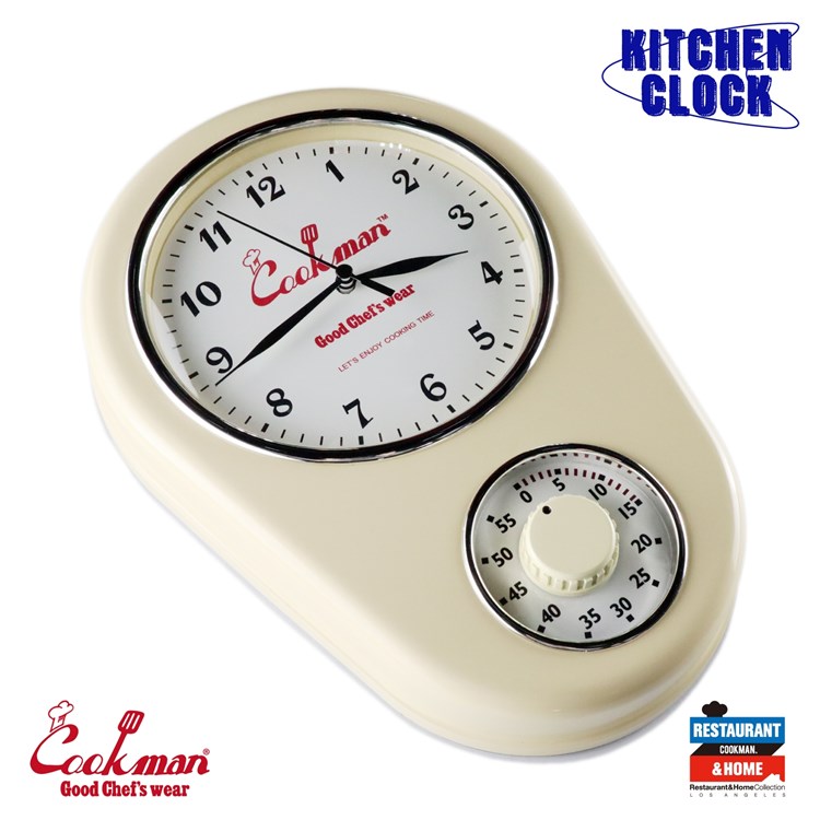 ���å��󥯥��å� Kitchen Clock Ivory