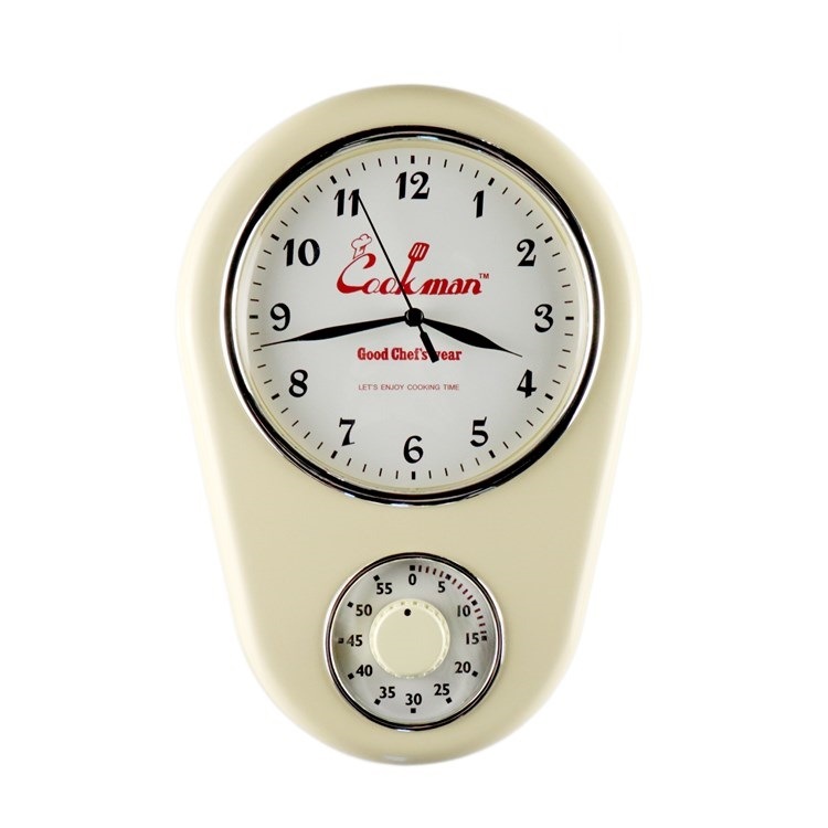 ���å��󥯥��å� Kitchen Clock Ivory