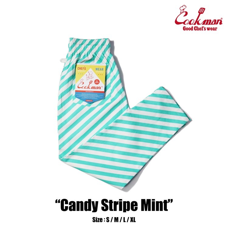 եѥ Chef Pants Candy Stripe Mint