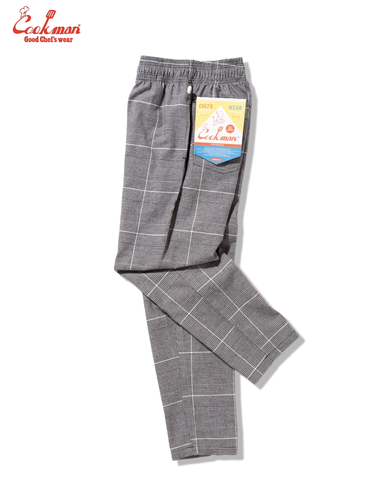 �����եѥ�� Chef Pants Glen Check Black