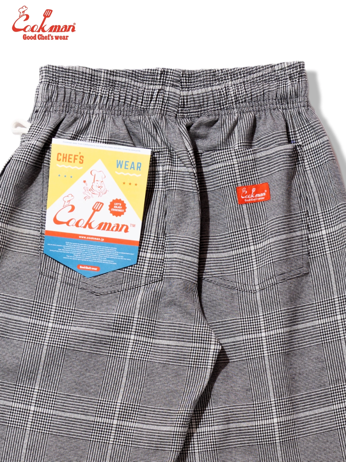 �����եѥ�� Chef Pants Glen Check Black