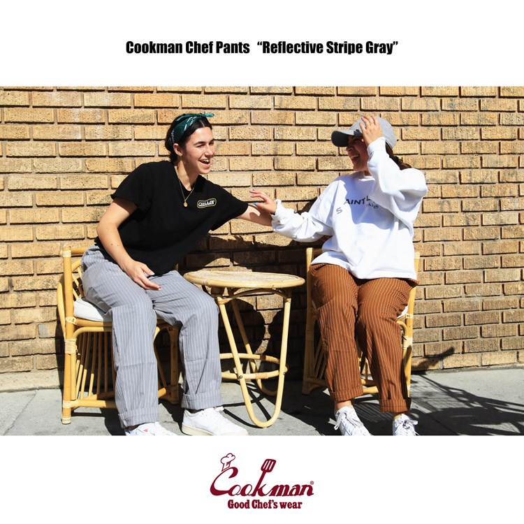 �����եѥ�� Chef Pants Reflective StripeGray