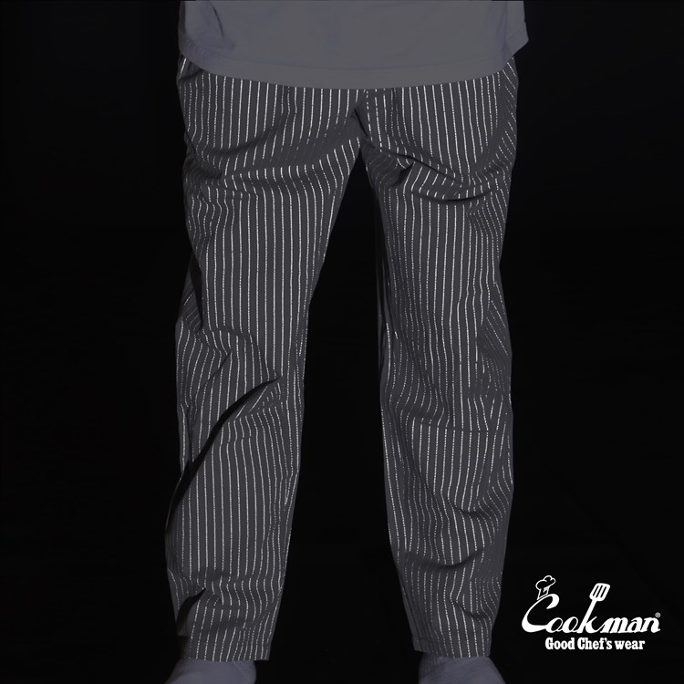 �����եѥ�� Chef Pants Reflective StripeGray
