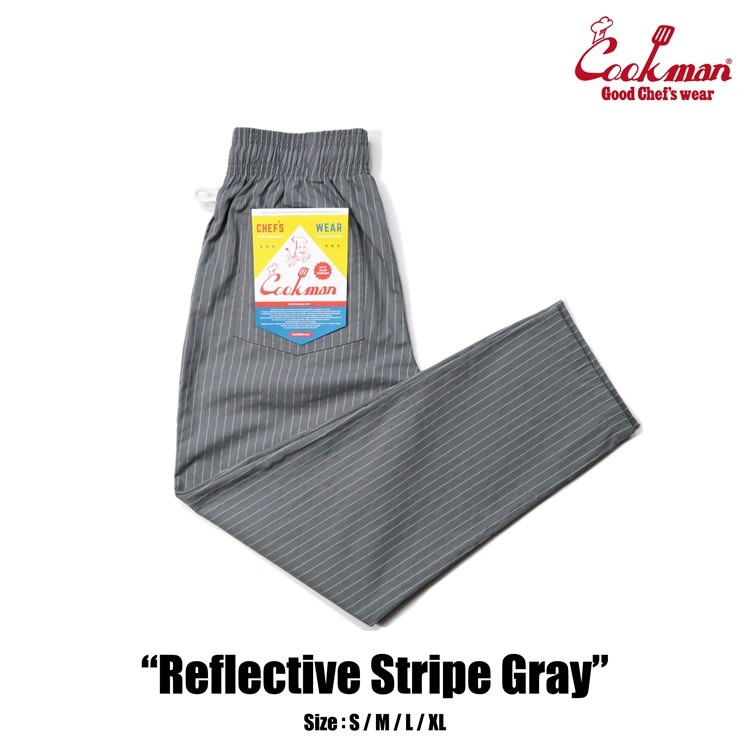 �����եѥ�� Chef Pants Reflective StripeGray