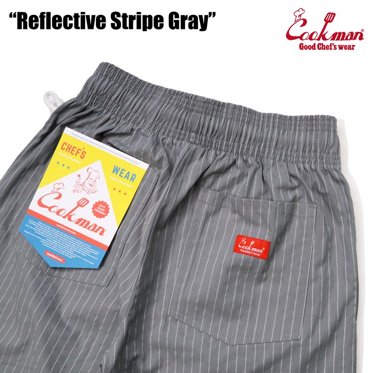 �����եѥ�� Chef Pants Reflective StripeGray