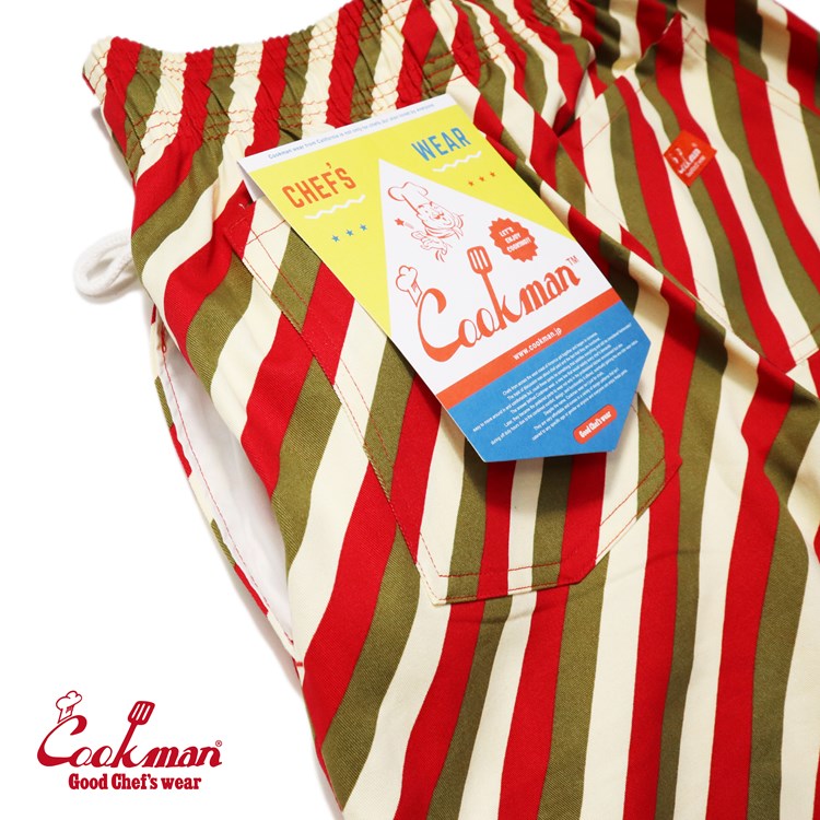 Chef Pants - Candy Stripe : Red