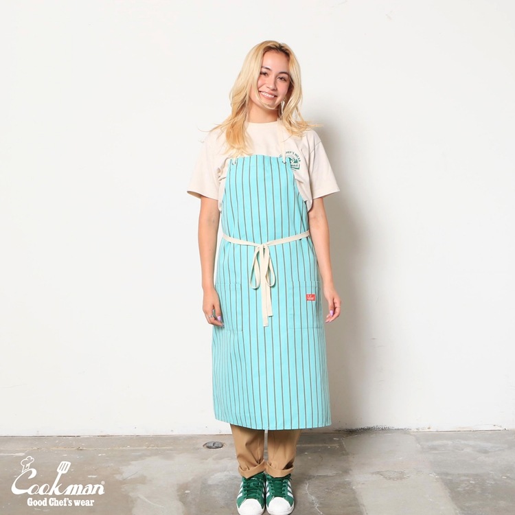 󥰥ץ Long Apron Mint and Chocolate