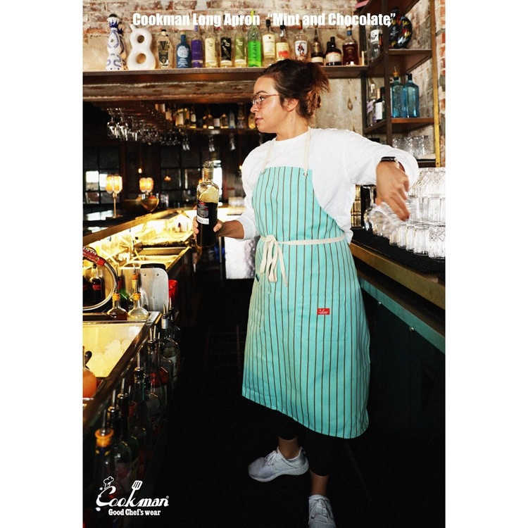 󥰥ץ Long Apron Mint and Chocolate