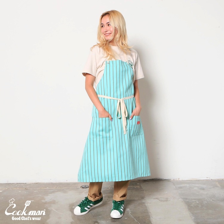 󥰥ץ Long Apron Mint and Chocolate