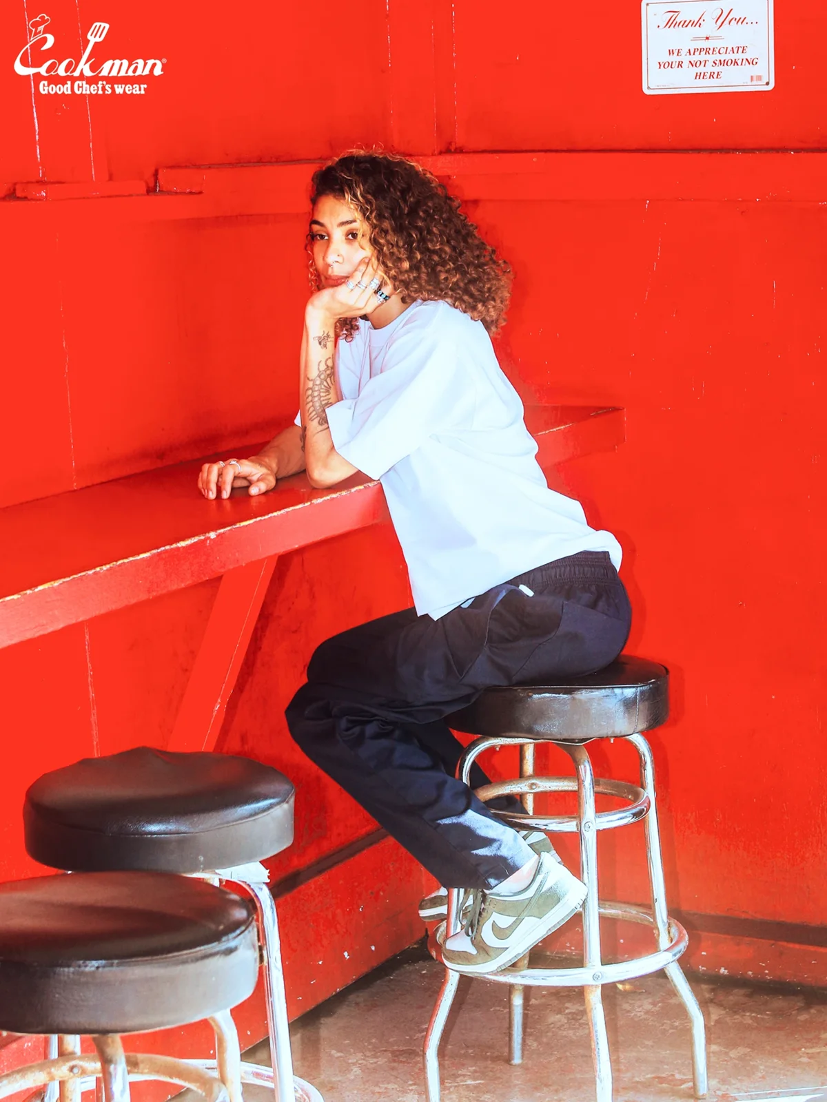 �����եѥ�� Chef Pants Deep Navy