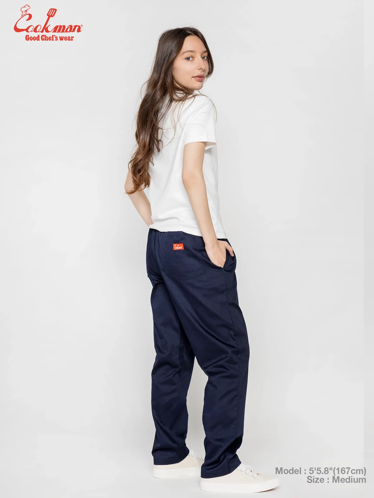 �����եѥ�� Chef Pants Deep Navy