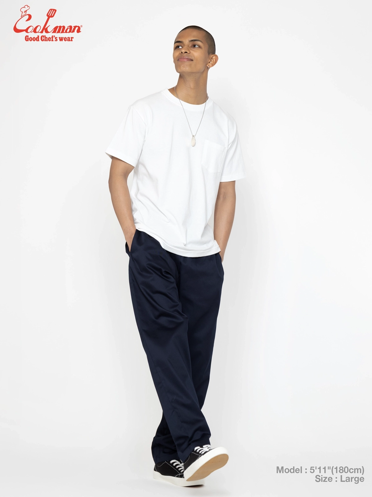 �����եѥ�� Chef Pants Deep Navy