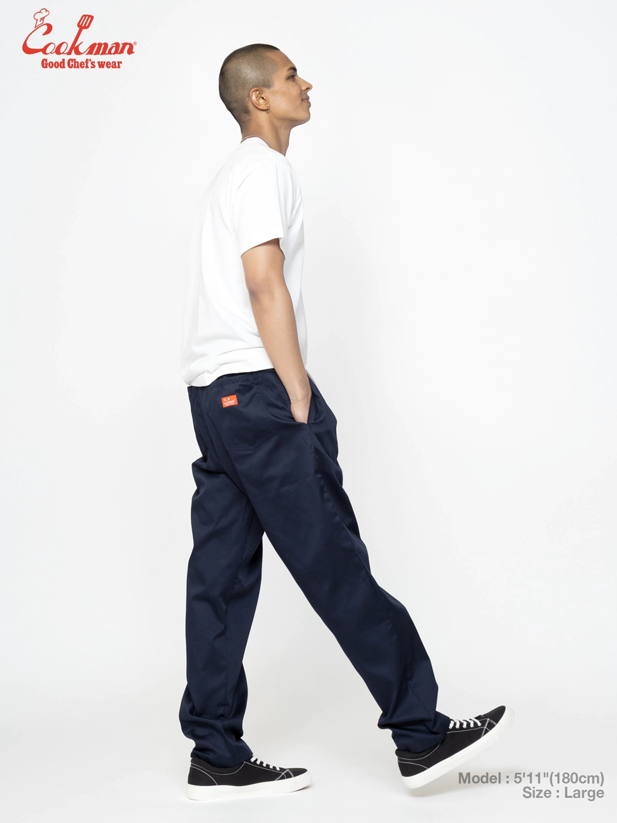 �����եѥ�� Chef Pants Deep Navy