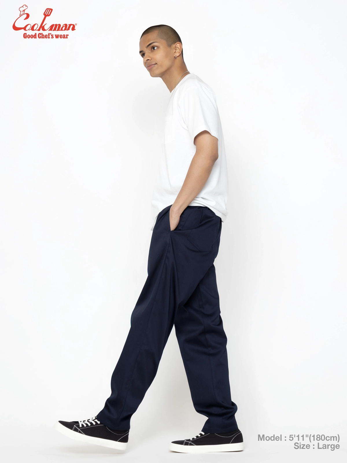 �����եѥ�� Chef Pants Deep Navy