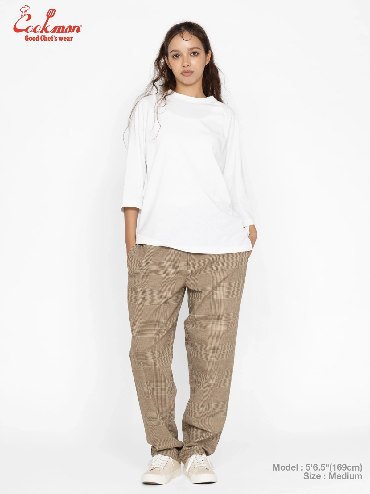 �����եѥ�� Chef Pants Glen Check Brown
