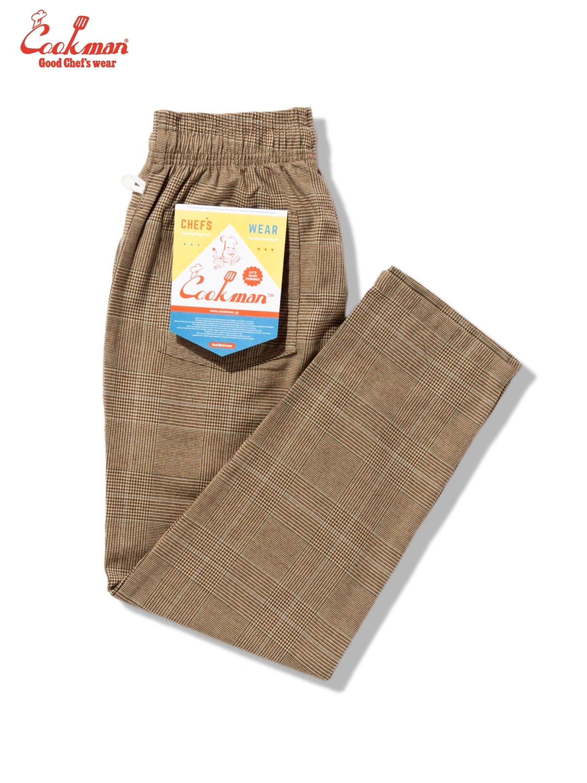 �����եѥ�� Chef Pants Glen Check Brown