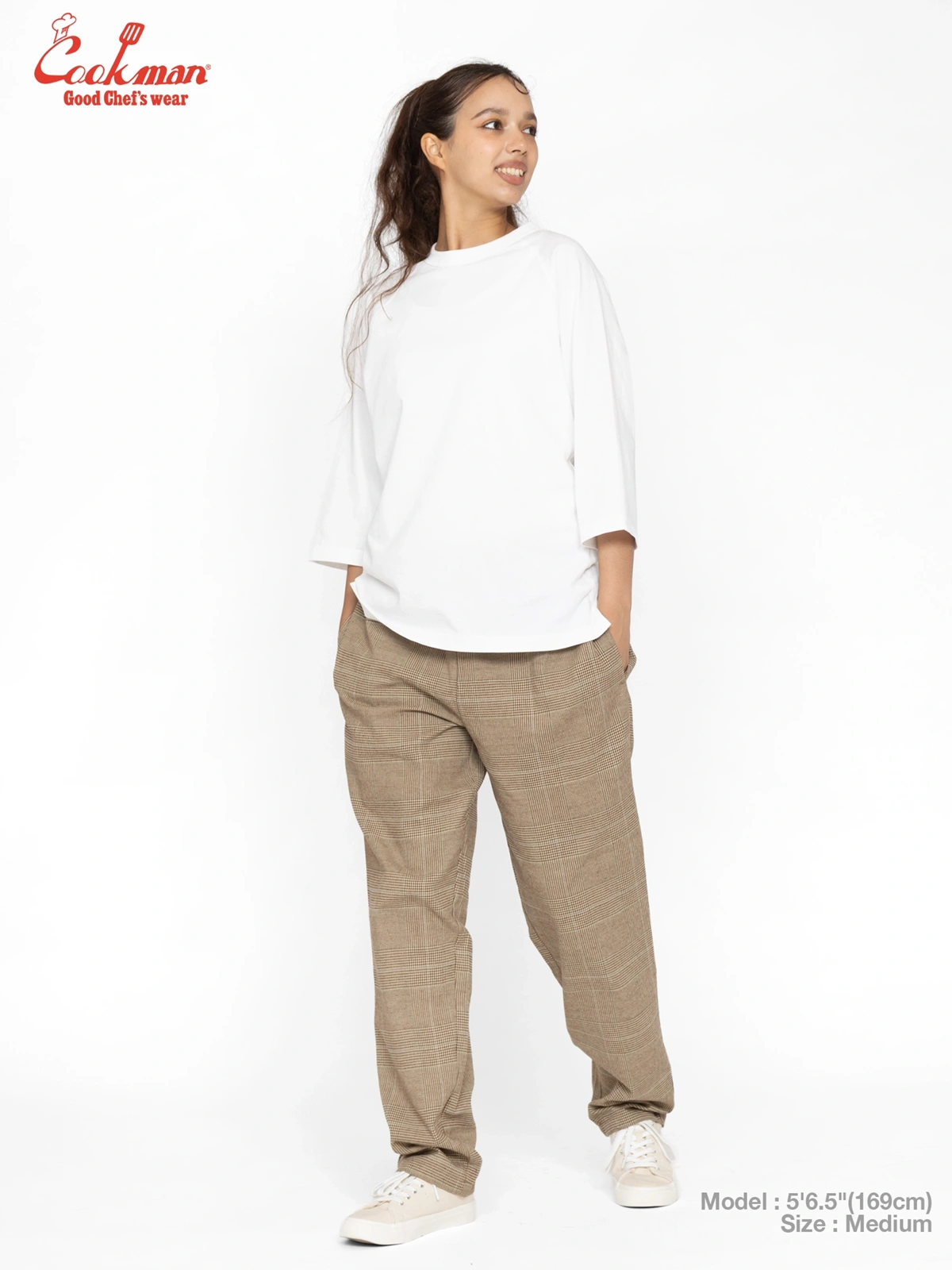 �����եѥ�� Chef Pants Glen Check Brown