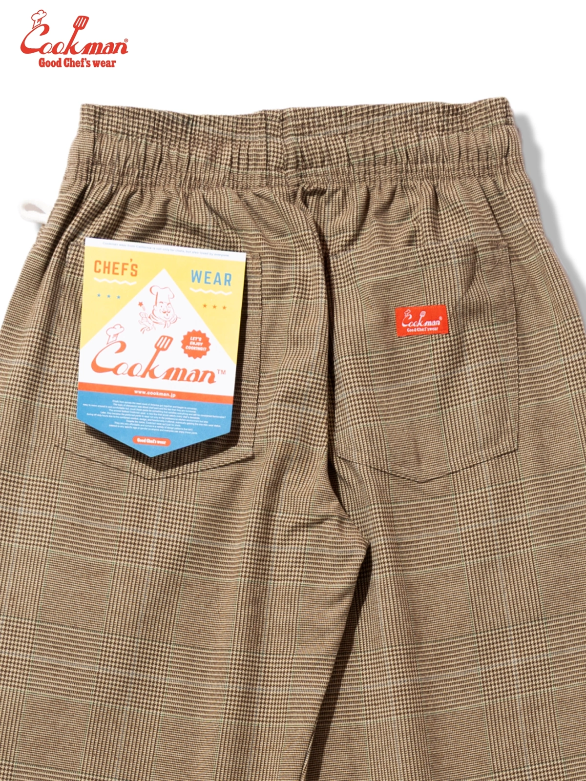 �����եѥ�� Chef Pants Glen Check Brown