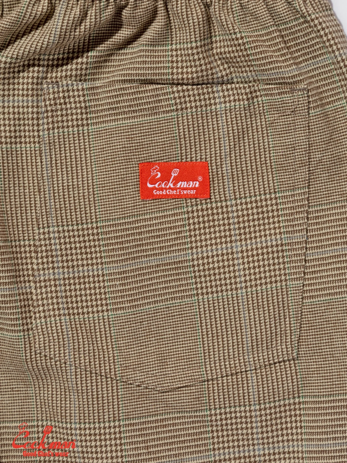 �����եѥ�� Chef Pants Glen Check Brown