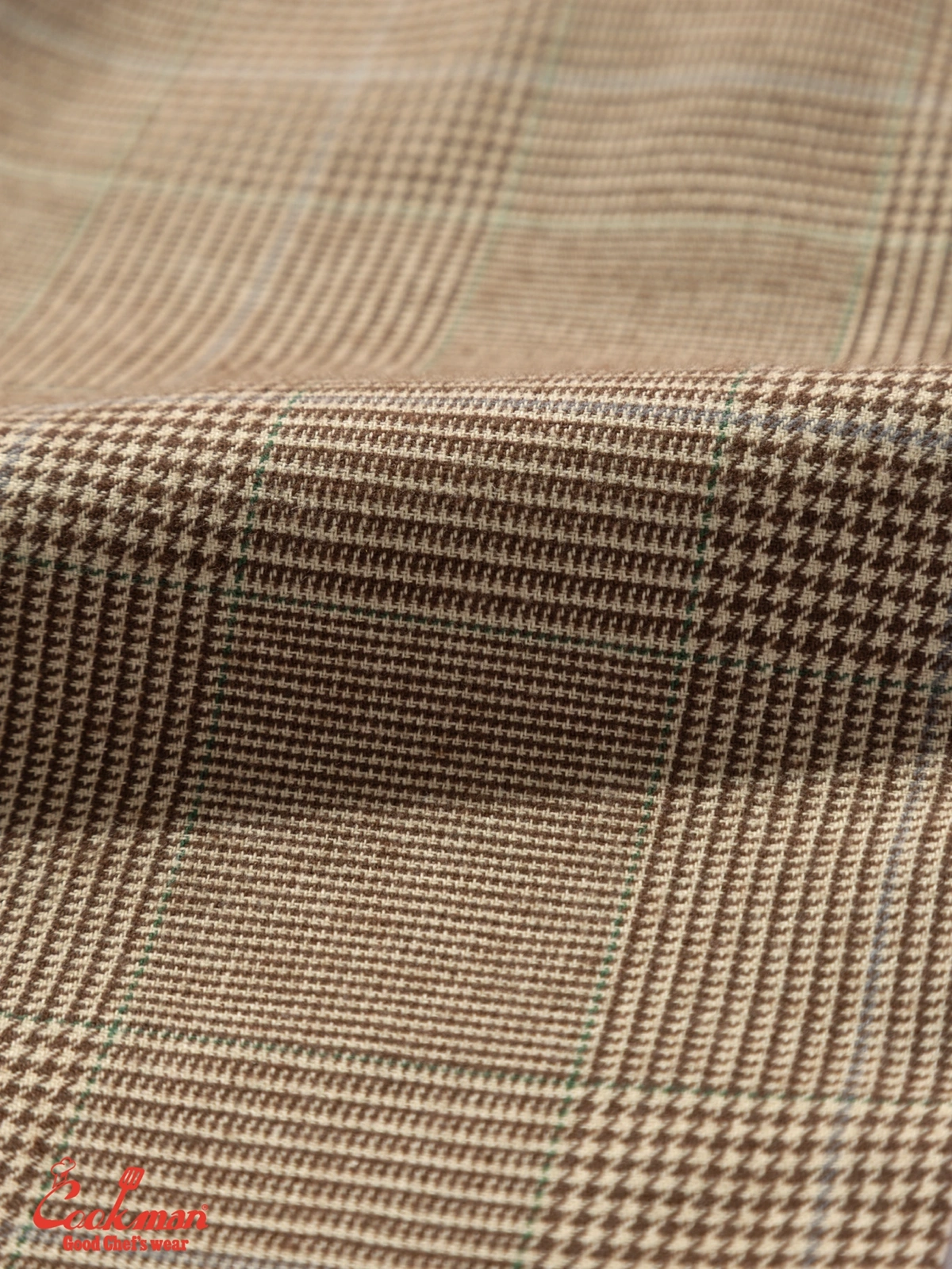 �����եѥ�� Chef Pants Glen Check Brown