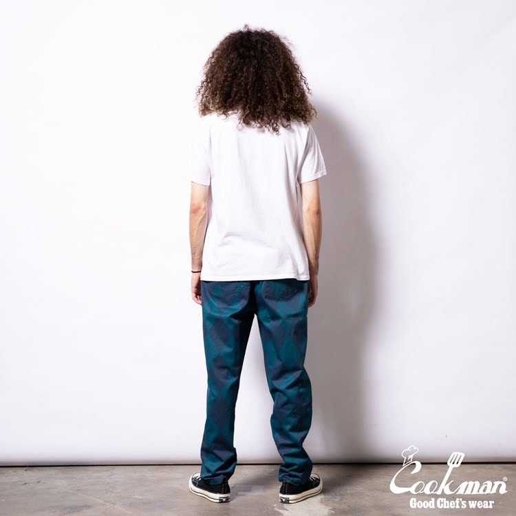 �����եѥ�� Chef Pants Argyle Navy