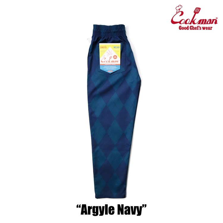 �����եѥ�� Chef Pants Argyle Navy