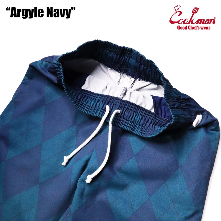 �����եѥ�� Chef Pants Argyle Navy