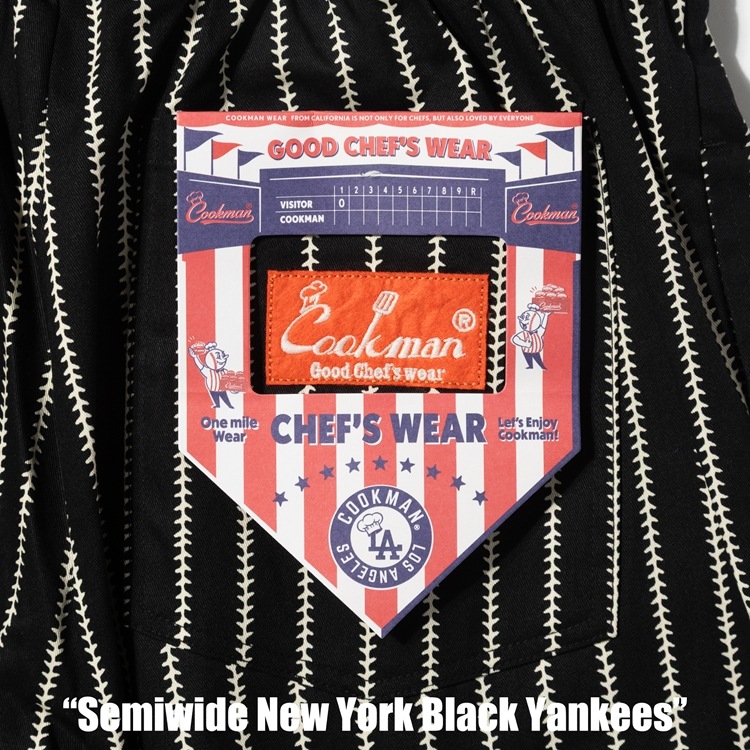 �����եѥ�� Chef Pants Semiwide Negro Leagues NY Black Yankees